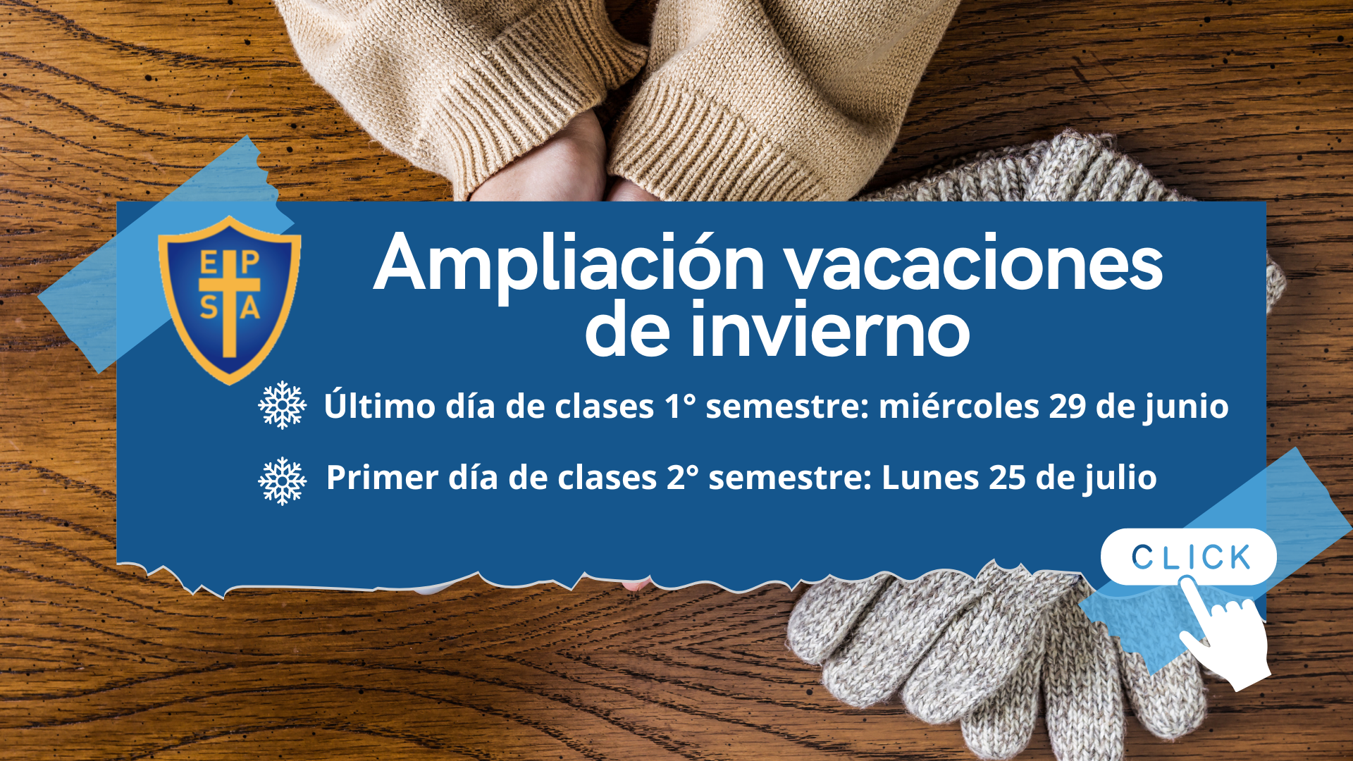 Lee más sobre el artículo Ampliación vacaciones de invierno